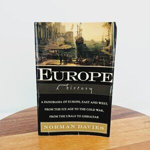 Europe A History Book Paperback Norman Davies Travel Nonfiction Narrative Thick